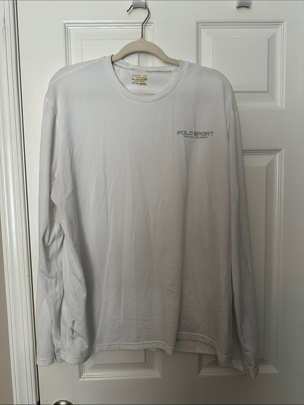 Ralph Lauren Polo Sport White Long-Sleeve Crew Tee